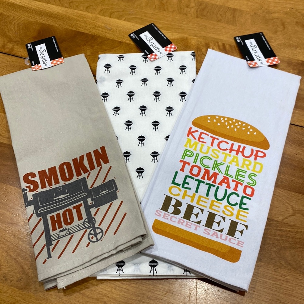 NWT.  Set of 3 tea towels.